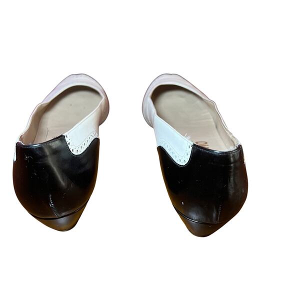 Rare Salvatore Ferragamo Kitten Heels Black - White Size 7 - 7.5 - Picture 7 of 11